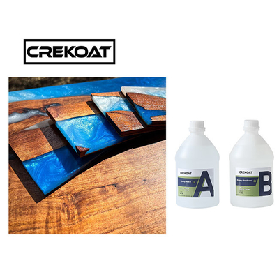 Thời gian bảo dưỡng chậm Đổ nhựa Epoxy sâu cho khuôn mặt bàn Gỗ