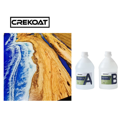 Thời gian bảo dưỡng chậm Đổ nhựa Epoxy sâu cho khuôn mặt bàn Gỗ