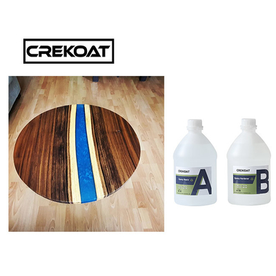 Kháng hóa chất Pha lê rõ ràng Epoxy Resin Rock Hard Deep Cast Resin cho bàn