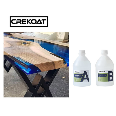 Kháng hóa chất Pha lê rõ ràng Epoxy Resin Rock Hard Deep Cast Resin cho bàn