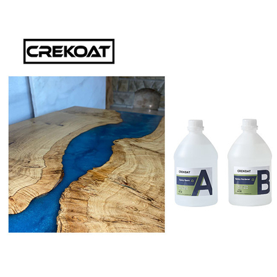 Kháng hóa chất Pha lê rõ ràng Epoxy Resin Rock Hard Deep Cast Resin cho bàn