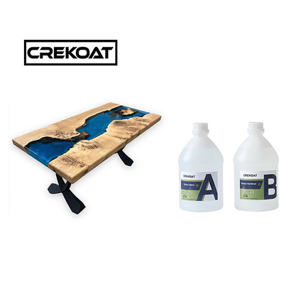 Kháng hóa chất Pha lê rõ ràng Epoxy Resin Rock Hard Deep Cast Resin cho bàn