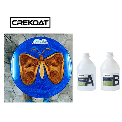 Nhựa Epoxy đổ sâu Ultra Clear 2/1 cho bàn sông Khả năng chống va đập