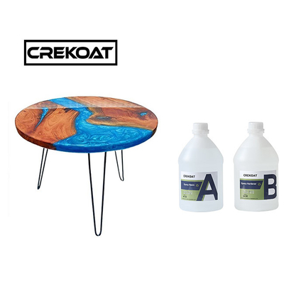 Nhựa Epoxy đổ sâu Ultra Clear 2/1 cho bàn sông Khả năng chống va đập