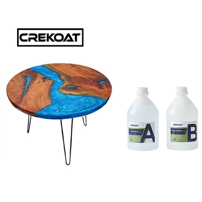 Nhựa Epoxy đổ sâu Ultra Clear 2/1 cho bàn sông Khả năng chống va đập