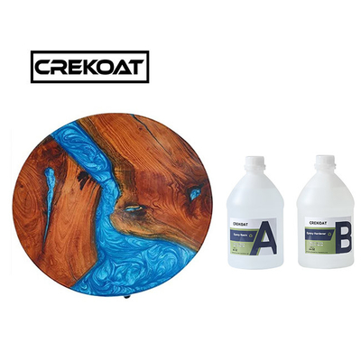 Nhựa Epoxy trong suốt không thấm nước cho gỗ Chống kính màu vàng Giống như kết thúc
