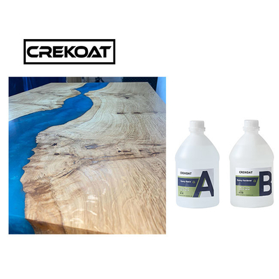 Nhựa Epoxy trong suốt không thấm nước cho gỗ Chống kính màu vàng Giống như kết thúc