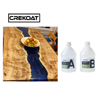 Nhựa Epoxy trong suốt không thấm nước cho gỗ Chống kính màu vàng Giống như kết thúc