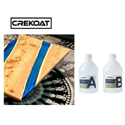 Nhựa Epoxy trong suốt không thấm nước cho gỗ Chống kính màu vàng Giống như kết thúc
