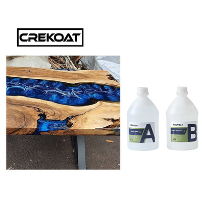 Nhựa Epoxy đổ sâu Ultra Clear 2/1 cho bàn sông Khả năng chống va đập