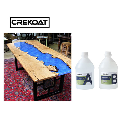 Đúc sâu nhựa Epoxy 100% rắn cho nghệ thuật bàn gỗ