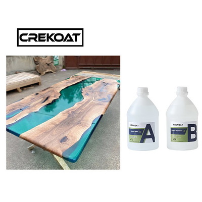 Độ nhớt thấp Đổ sâu Nhựa Epoxy Bàn sông Đúc Gỗ Chống trầy xước