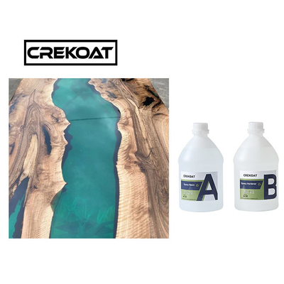 Độ nhớt thấp Đổ sâu Nhựa Epoxy Bàn sông Đúc Gỗ Chống trầy xước