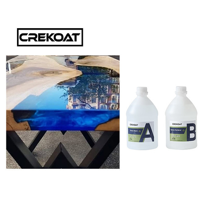 Đúc sâu nhựa Epoxy 100% rắn cho nghệ thuật bàn gỗ