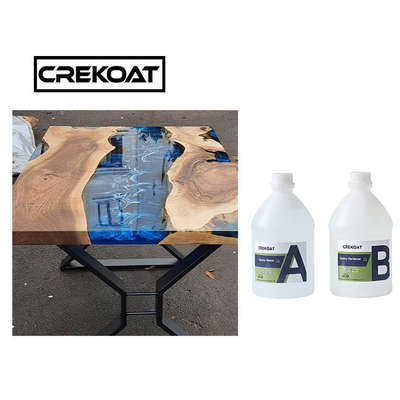 Đúc sâu nhựa Epoxy 100% rắn cho nghệ thuật bàn gỗ