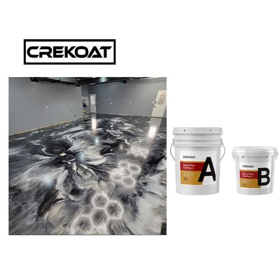 Sơn sàn nhà để xe bằng kim loại mịn Nhựa Epoxy lỏng trong suốt