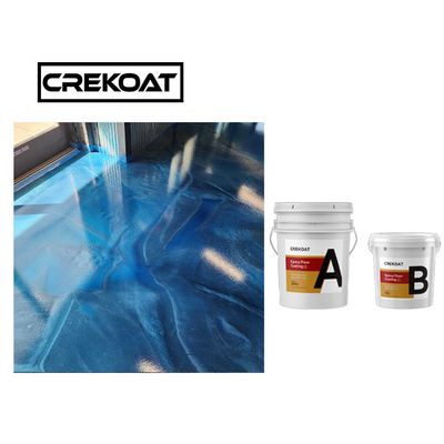 Sơn sàn nhà để xe bằng kim loại mịn Nhựa Epoxy lỏng trong suốt