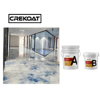 Sơn sàn nhà để xe bằng kim loại mịn Nhựa Epoxy lỏng trong suốt