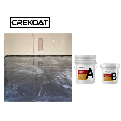 Nhà để xe Lớp phủ sàn Epoxy kim loại Chống thấm nhựa Epoxy cường độ cao Đồng