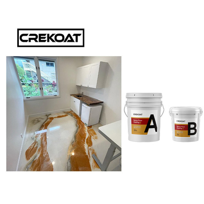 Nhà để xe Lớp phủ sàn Epoxy kim loại Chống thấm nhựa Epoxy cường độ cao Đồng