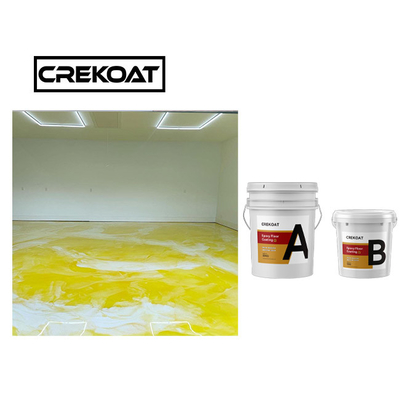 Bê tông kim loại Sơn sàn nhựa Epoxy Lớp phủ chống tia UV Tạo bọt tự nhiên