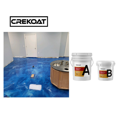 Bê tông kim loại Sơn sàn nhựa Epoxy Lớp phủ chống tia UV Tạo bọt tự nhiên
