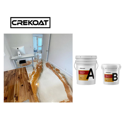 Thủy tinh giống như sơn kim loại Epoxy tầng hầm sơn không độc hại nhớt