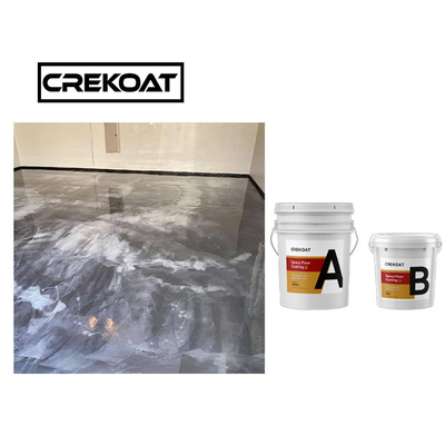 Hệ thống nhựa AB Lớp phủ sàn Epoxy kim loại Thân thiện với môi trường