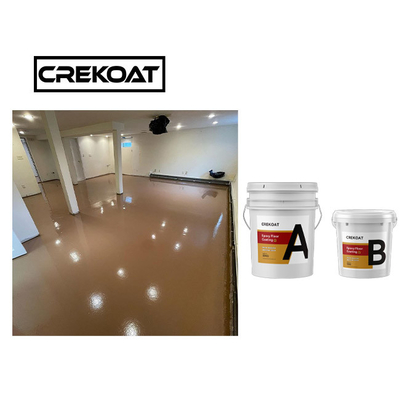 Hệ thống nhựa AB Lớp phủ sàn Epoxy kim loại Thân thiện với môi trường