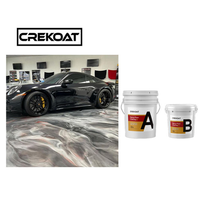 Crystal Clear Concrete Metal Epoxy Floor Coating Chống trầy xước