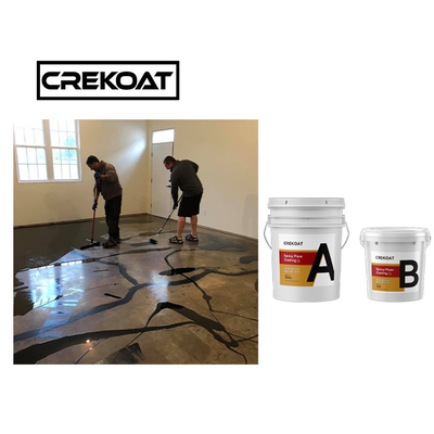 Crystal Clear Concrete Metal Epoxy Floor Coating Chống trầy xước