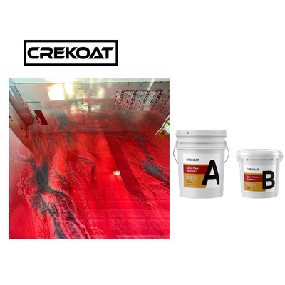 TDS Blue Metal Epoxy Floor Coating Sơn sàn có độ bóng cao