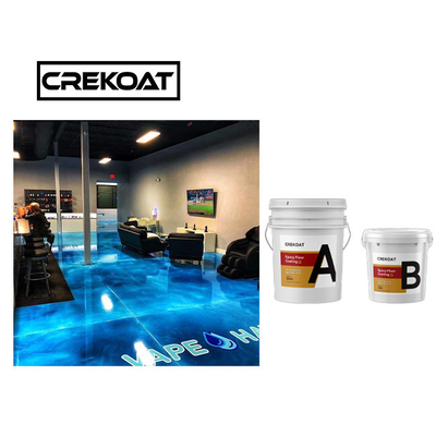 TDS Blue Metal Epoxy Floor Coating Sơn sàn có độ bóng cao