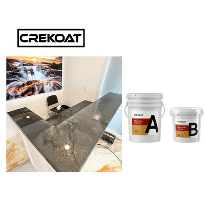 TDS Blue Metal Epoxy Floor Coating Sơn sàn có độ bóng cao