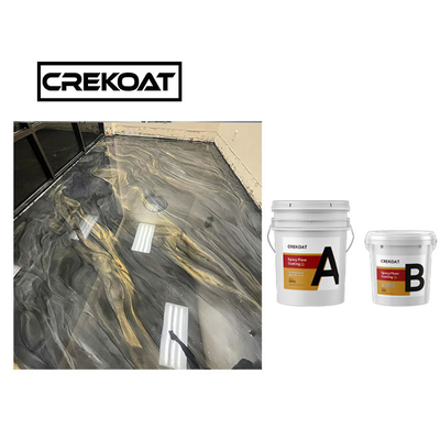 Sơn sàn nhựa Epoxy cấp thực phẩm Sơn kim loại Sàn nhà để xe Vật liệu không dung môi