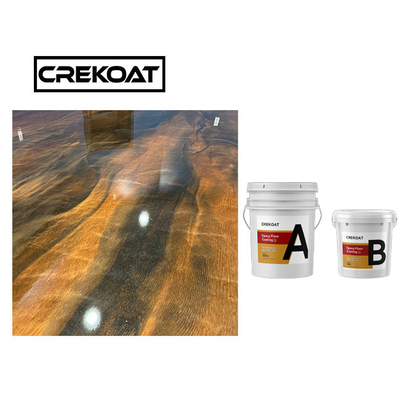 Sơn sàn nhựa Epoxy cấp thực phẩm Sơn kim loại Sàn nhà để xe Vật liệu không dung môi