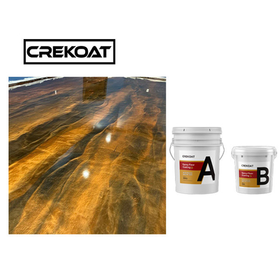 Sơn sàn nhựa Epoxy cấp thực phẩm Sơn kim loại Sàn nhà để xe Vật liệu không dung môi