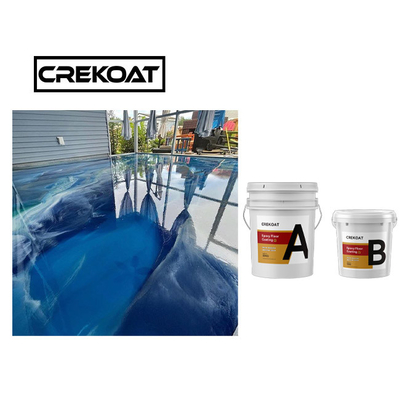 Lớp phủ sàn Epoxy kim loại tự khử khí Nhựa Epoxy và chất làm cứng liên kết mạnh