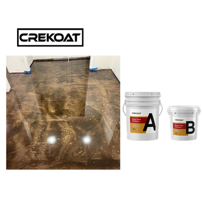 2 phần Epoxy Resin Metal Sơn sàn nhà để xe Polyme trong suốt Độ nhớt thấp