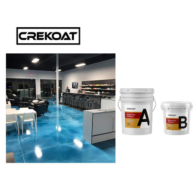 2 phần Epoxy Resin Metal Sơn sàn nhà để xe Polyme trong suốt Độ nhớt thấp