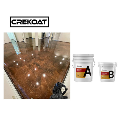 Lớp phủ sàn Epoxy kim loại công nghiệp Super Gloss Clear Hai thành phần
