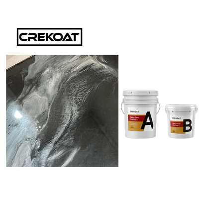 Clear Pure Epoxy Resin Sàn kim loại Sơn chịu nhiệt