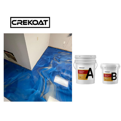 Clear Pure Epoxy Resin Sàn kim loại Sơn chịu nhiệt
