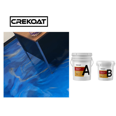 Clear Pure Epoxy Resin Sàn kim loại Sơn chịu nhiệt