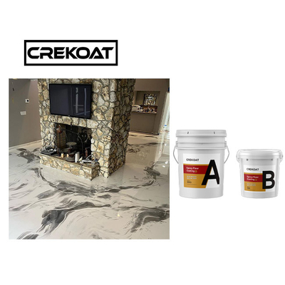 Lớp phủ sàn Epoxy kim loại bền Mặt bàn Chống nước UV