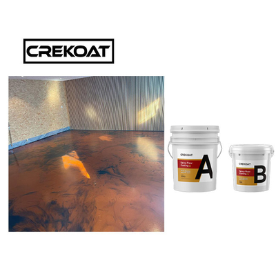 Lớp phủ sàn Epoxy kim loại bền Mặt bàn Chống nước UV