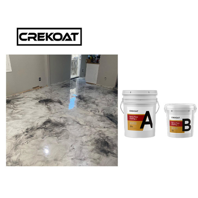 Lớp phủ sàn Epoxy kim loại bền Mặt bàn Chống nước UV
