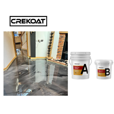 Lớp phủ sàn bằng nhựa epoxy kim loại Dung môi bảo dưỡng ít nhanh hơn