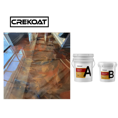 Lớp phủ sàn bằng nhựa epoxy kim loại Dung môi bảo dưỡng ít nhanh hơn