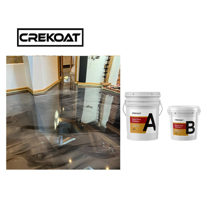 Lớp phủ sàn bằng nhựa epoxy kim loại Dung môi bảo dưỡng ít nhanh hơn